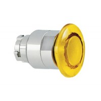 Illuminated mushroom head actuator, Yellow - 8LM2TBL6145